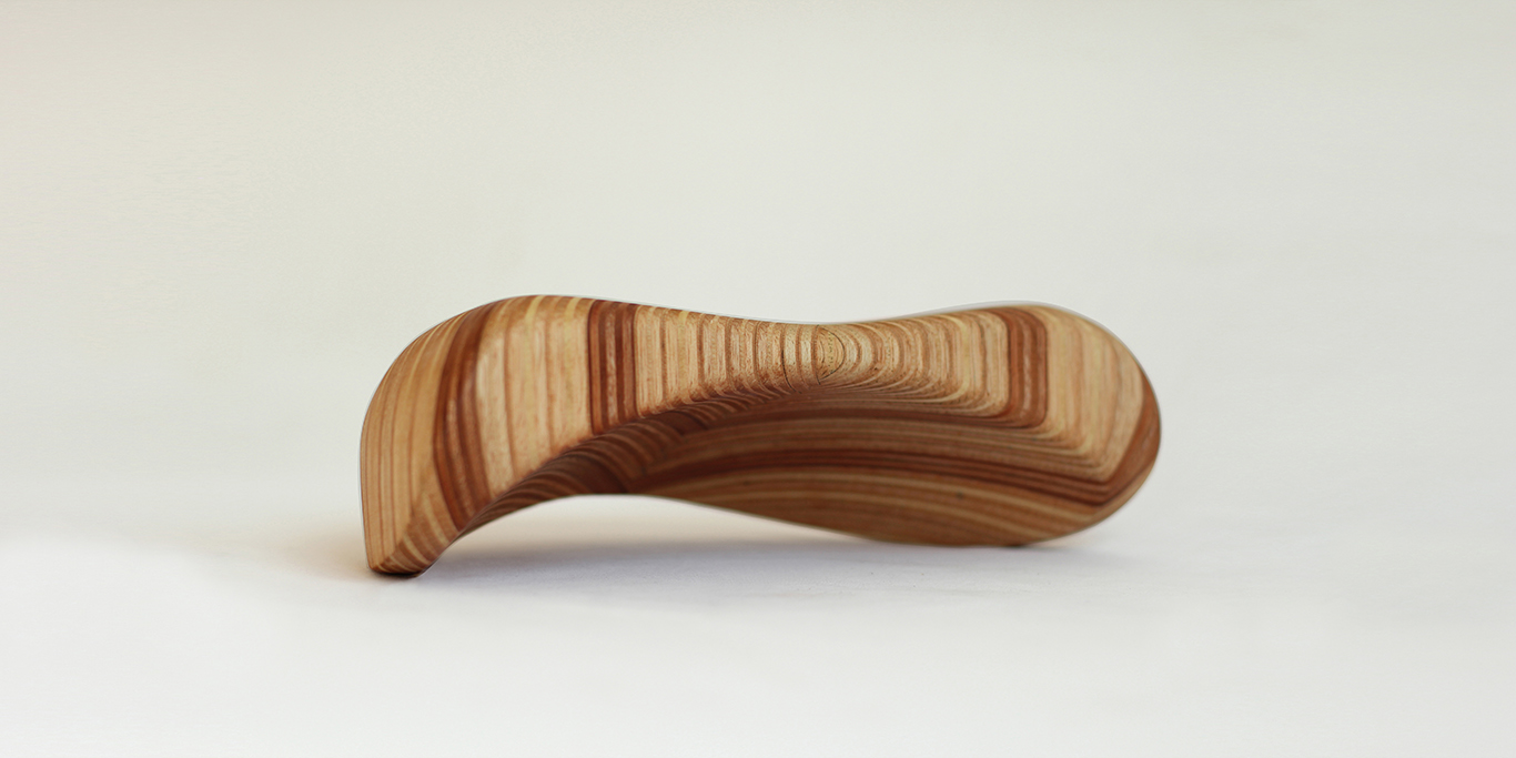 1 Meditation Bench Mutilaminated Wood